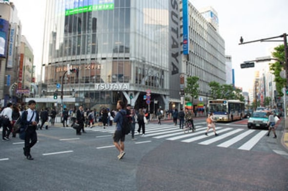 渋谷駅からの道順の画像