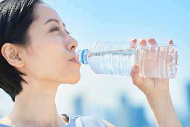 水分をとり、しっかりと休息をとる