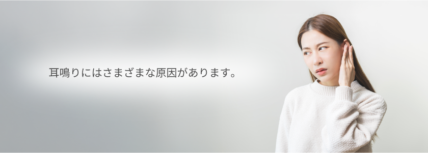 耳鳴りにはさまざまな原因があります。