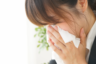 花粉症などの症状